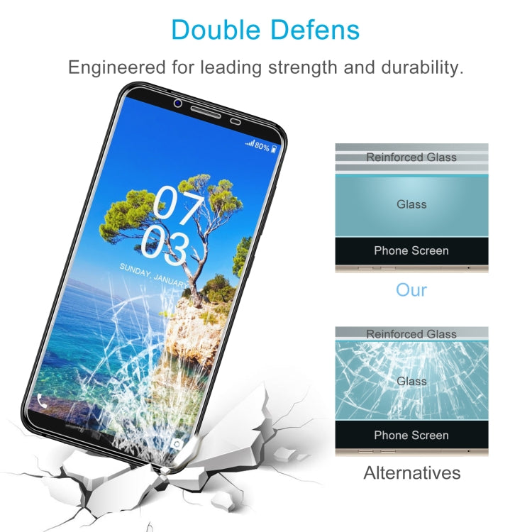 10 PCS 0.26mm 9H 2.5D Tempered Glass Film For HOMTOM S8