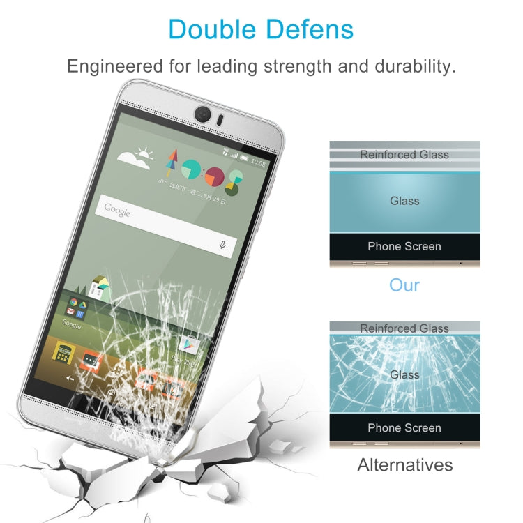 10 PCS 0.26mm 9H 2.5D Tempered Glass Film For HTC Butterfly 3