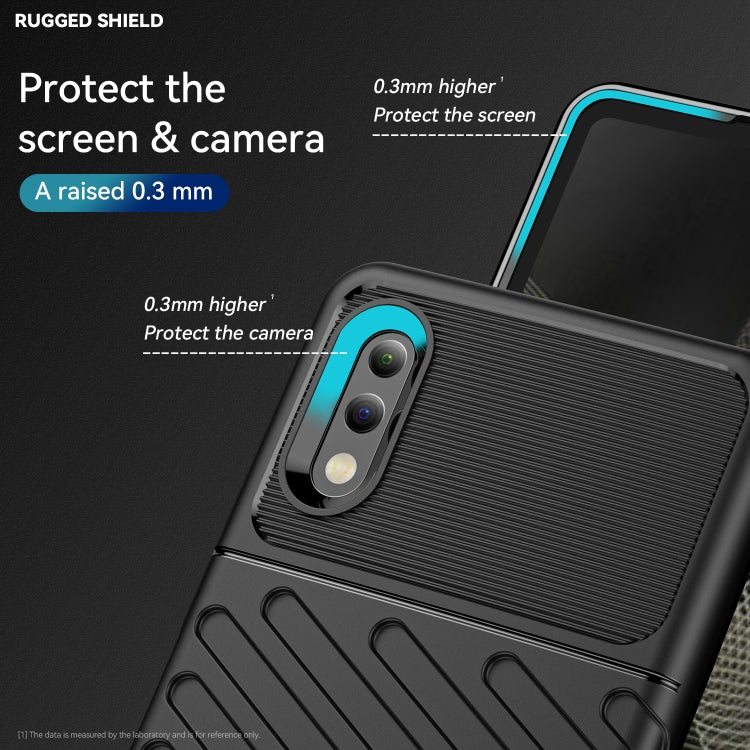 For Sony Xperia Ace II Thunderbolt Shockproof TPU Soft Phone Case