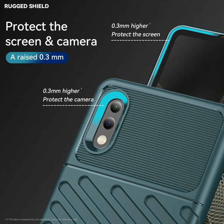 For Sony Xperia Ace II Thunderbolt Shockproof TPU Soft Phone Case