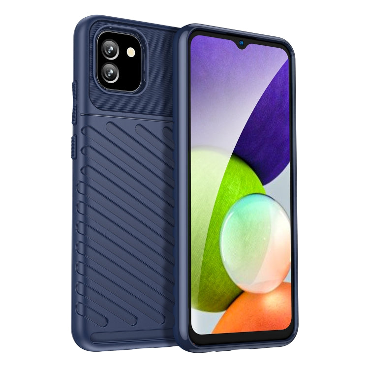 For Samsung Galaxy A03 164mm EU Version Thunderbolt Shockproof TPU Soft Phone Case