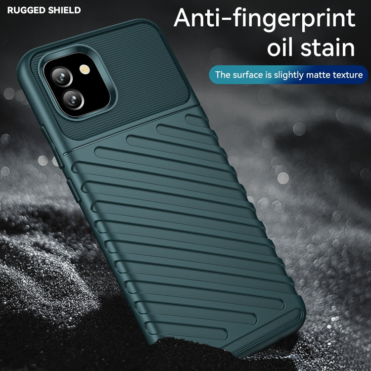 For Samsung Galaxy A03 164mm EU Version Thunderbolt Shockproof TPU Soft Phone Case