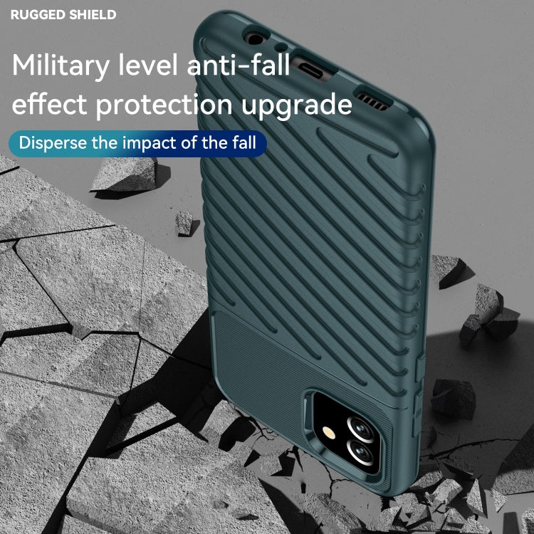 For Samsung Galaxy A03 164mm EU Version Thunderbolt Shockproof TPU Soft Phone Case