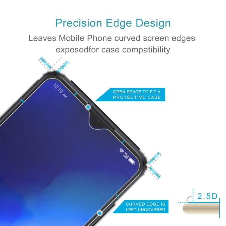 50 PCS 0.26mm 9H 2.5D Tempered Glass Film For Alcatel 3x 2019