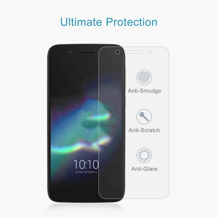 50 PCS 0.26mm 9H 2.5D Tempered Glass Film For Alcatel IDOL 5