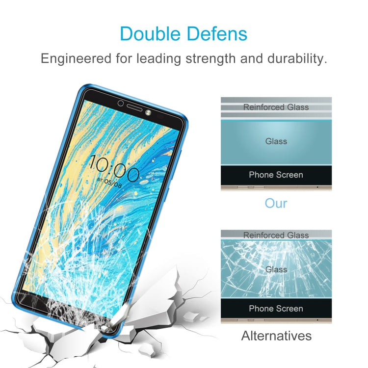 50 PCS 0.26mm 9H 2.5D Tempered Glass Film For BQ 5740G
