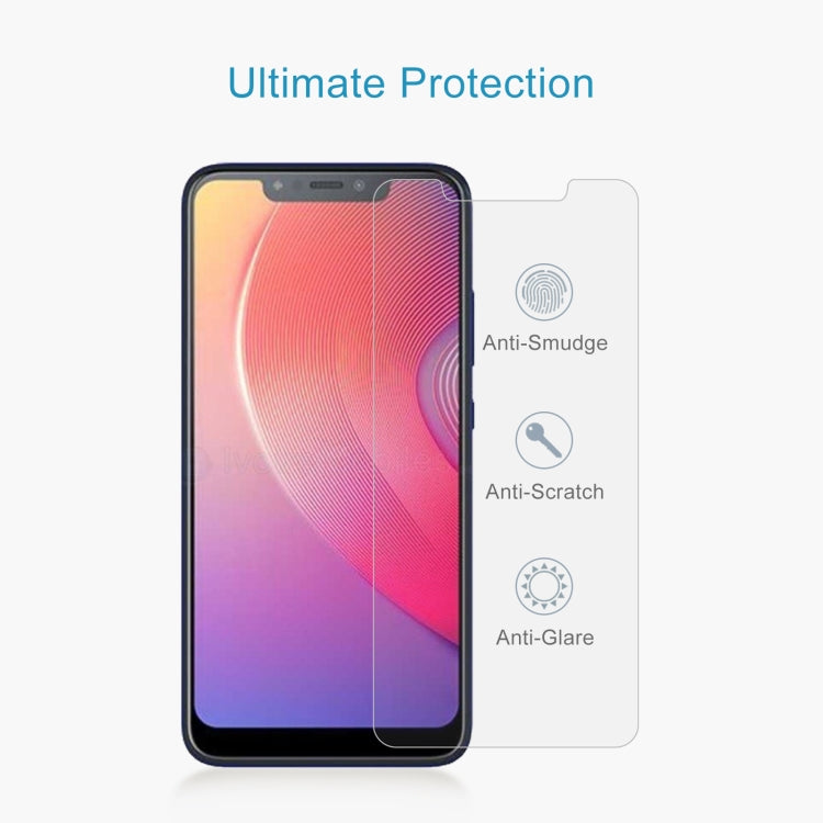 50 PCS 0.26mm 9H 2.5D Tempered Glass Film For Infinix Hot 6X