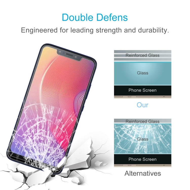50 PCS 0.26mm 9H 2.5D Tempered Glass Film For Infinix Hot 6X