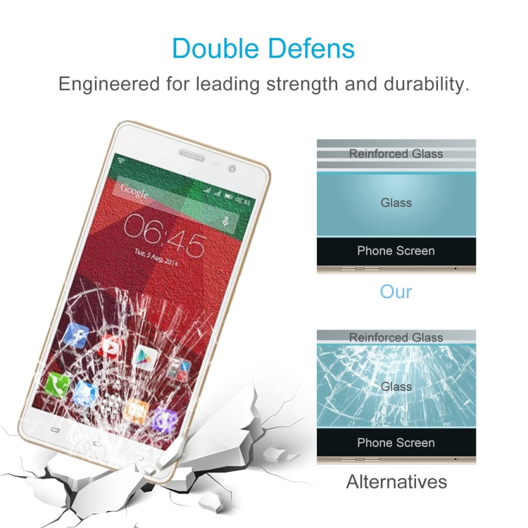 50 PCS 0.26mm 9H 2.5D Tempered Glass Film For Infinix Hot Note
