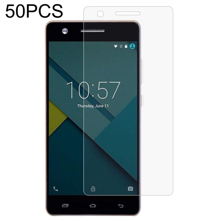50 PCS 0.26mm 9H 2.5D Tempered Glass Film For Infinix Hot S