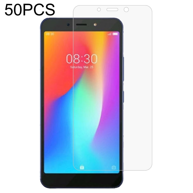 50 PCS 0.26mm 9H 2.5D Tempered Glass Film For Infinix Itel P33