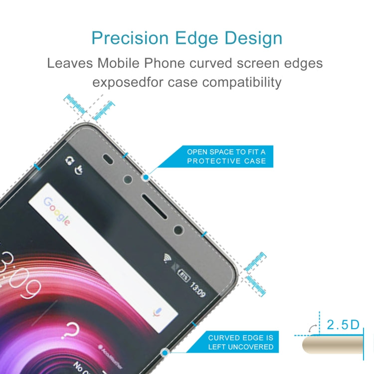 50 PCS 0.26mm 9H 2.5D Tempered Glass Film For Infinix Note 3 Pro