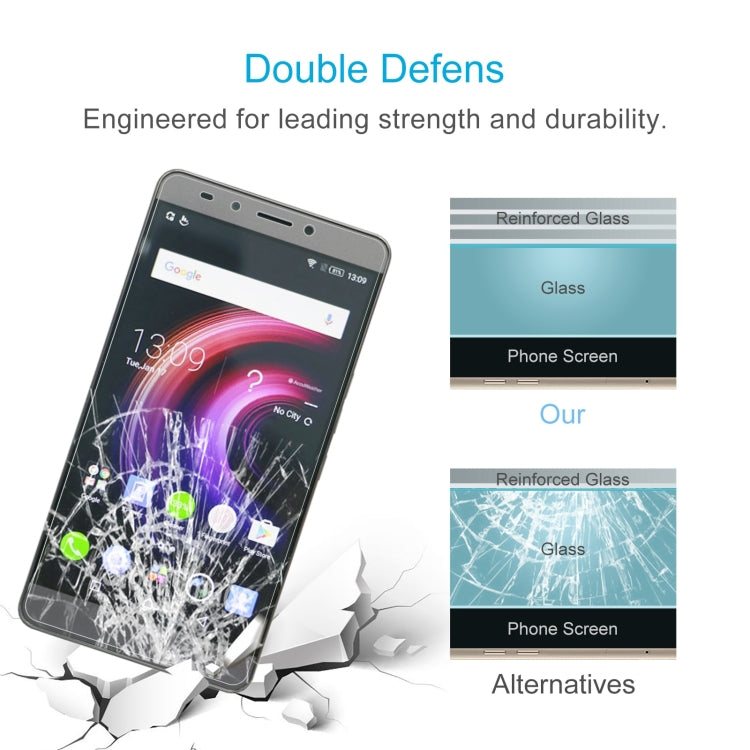 50 PCS 0.26mm 9H 2.5D Tempered Glass Film For Infinix Note 3 Pro