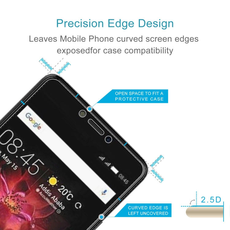 50 PCS 0.26mm 9H 2.5D Tempered Glass Film For Infinix Note 4