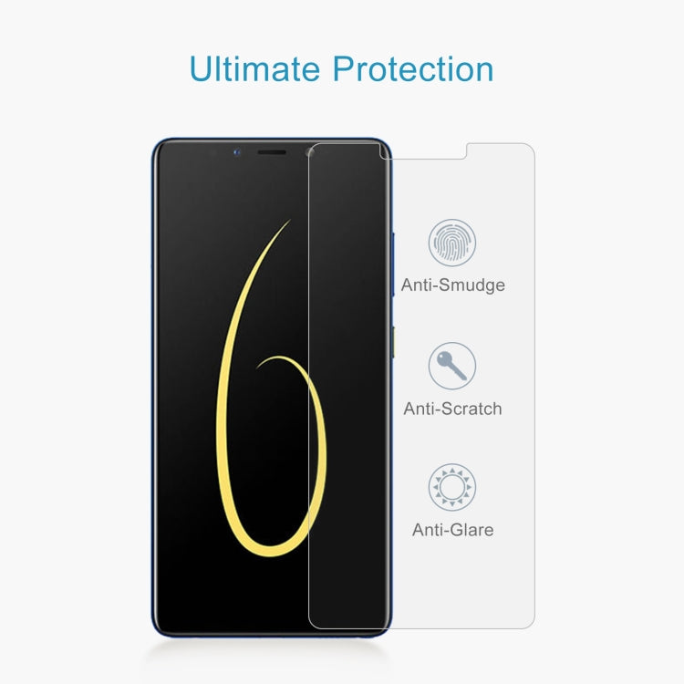 50 PCS 0.26mm 9H 2.5D Tempered Glass Film For Infinix Note 6