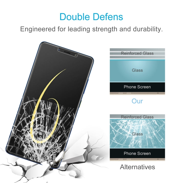 50 PCS 0.26mm 9H 2.5D Tempered Glass Film For Infinix Note 6
