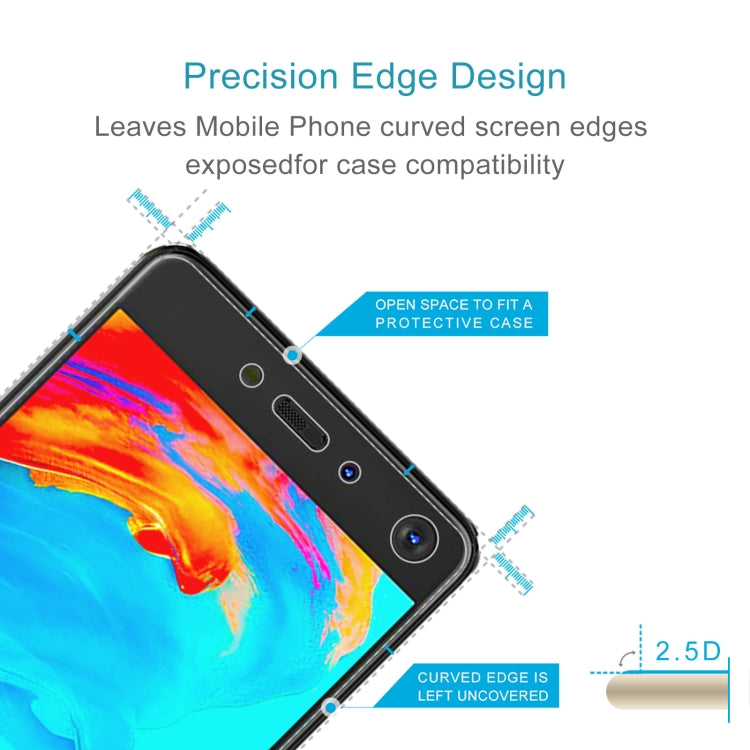 50 PCS 0.26mm 9H 2.5D Tempered Glass Film For Infinix S2 Pro