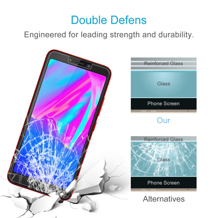 50 PCS 0.26mm 9H 2.5D Tempered Glass Film For Infinix Smart 2 Pro
