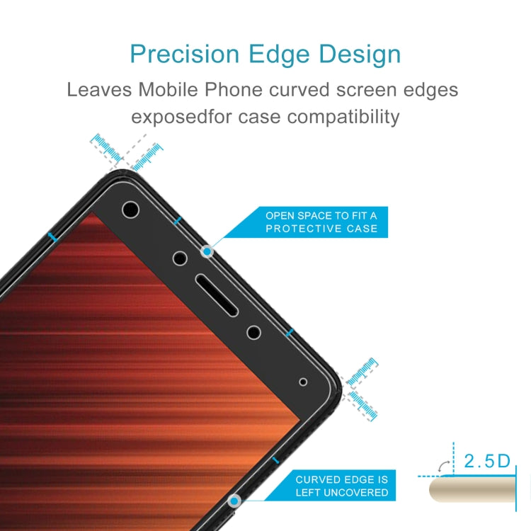 50 PCS 0.26mm 9H 2.5D Tempered Glass Film For Infinix Zero 4