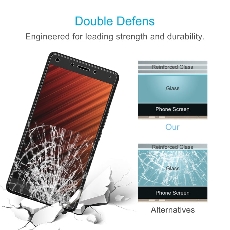 50 PCS 0.26mm 9H 2.5D Tempered Glass Film For Infinix Zero 4