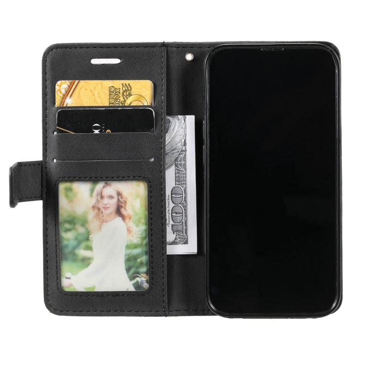 For iPhone 13 Pro Max Skin Feel Splicing Horizontal Flip Leather Phone Case