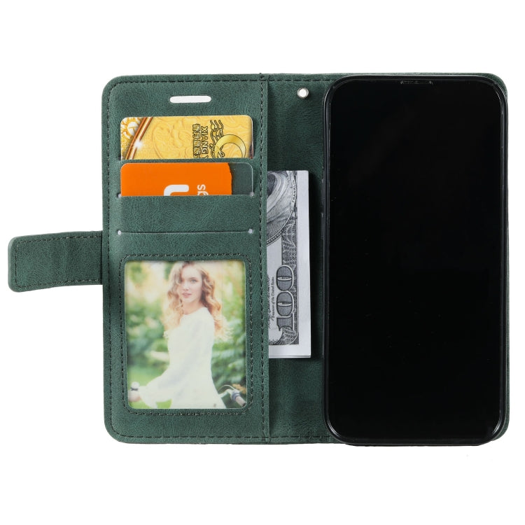 For iPhone 13 Pro Skin Feel Splicing Horizontal Flip Leather Phone Case