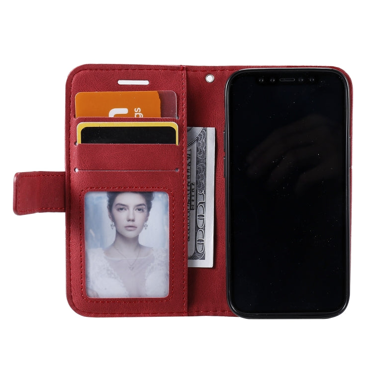 For iPhone 13 Skin Feel Splicing Horizontal Flip Leather Phone Case