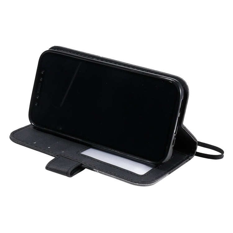 For iPhone 13 Skin Feel Splicing Horizontal Flip Leather Phone Case