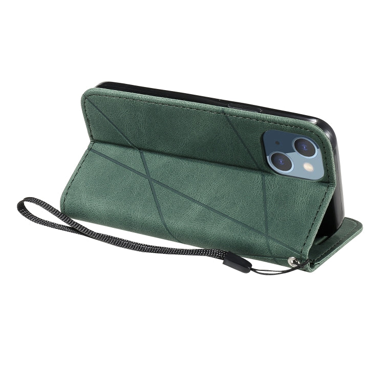 For iPhone 13 Skin Feel Splicing Horizontal Flip Leather Phone Case