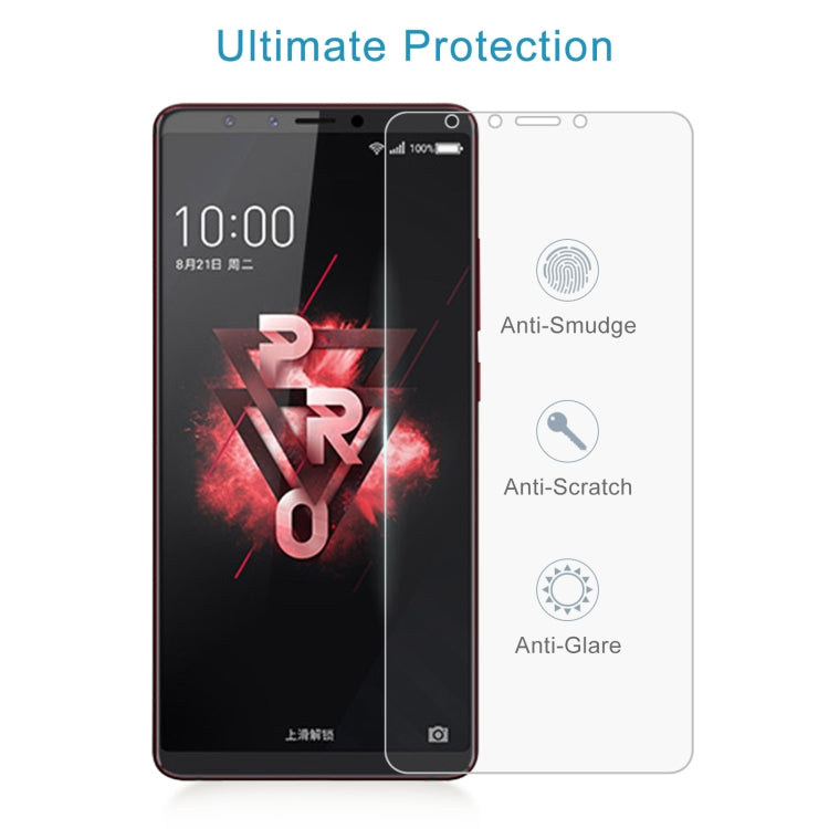 50 PCS 0.26mm 9H 2.5D Tempered Glass Film For 360 N7 Pro