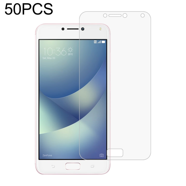 50 PCS 0.26mm 9H 2.5D Tempered Glass Film For Asus Zenfone 4 Max Pro ZC554KL