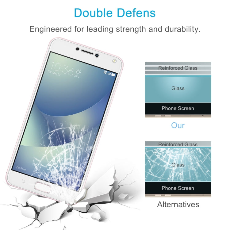 50 PCS 0.26mm 9H 2.5D Tempered Glass Film For Asus Zenfone 4 Max Pro ZC554KL