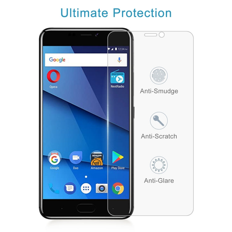 50 PCS 0.26mm 9H 2.5D Tempered Glass Film For BLU Vivo 8