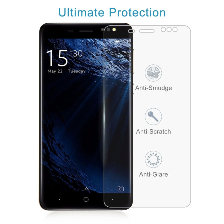 50 PCS 0.26mm 9H 2.5D Tempered Glass Film For BLUBOO D1