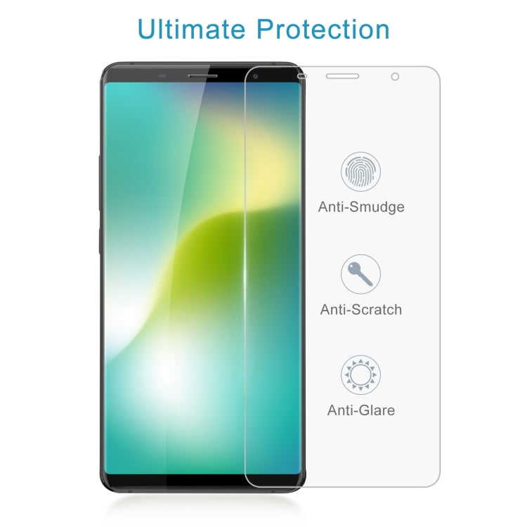 50 PCS 0.26mm 9H 2.5D Tempered Glass Film For BLUBOO S3