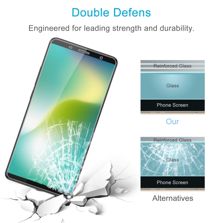 50 PCS 0.26mm 9H 2.5D Tempered Glass Film For BLUBOO S3