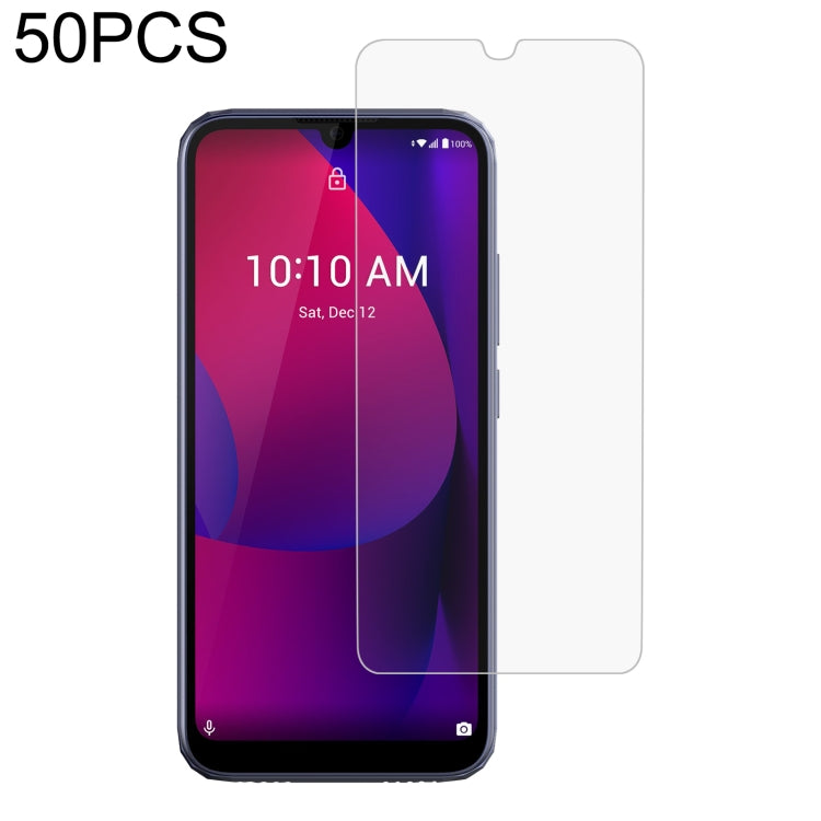 50 PCS 0.26mm 9H 2.5D Tempered Glass Film For Coolpad suva