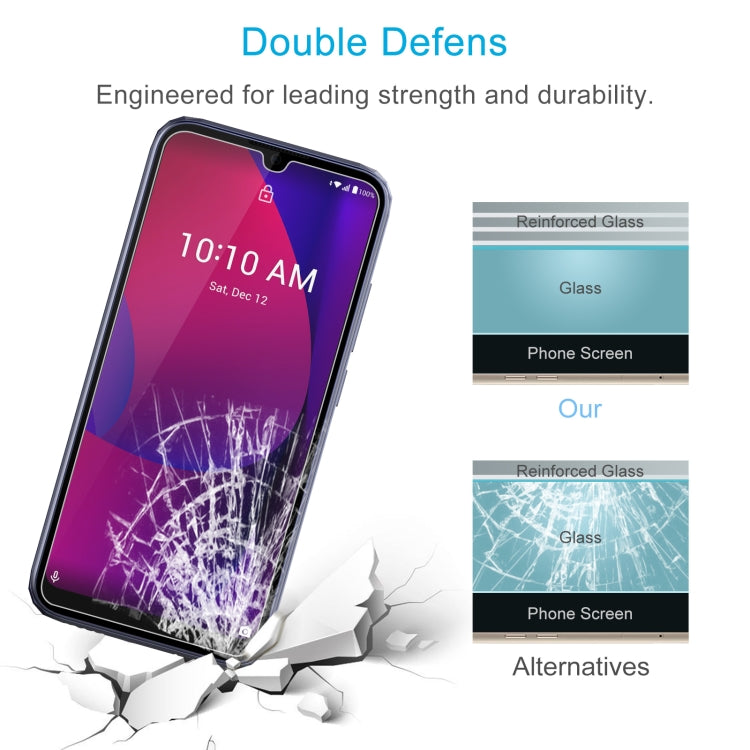 50 PCS 0.26mm 9H 2.5D Tempered Glass Film For Coolpad suva