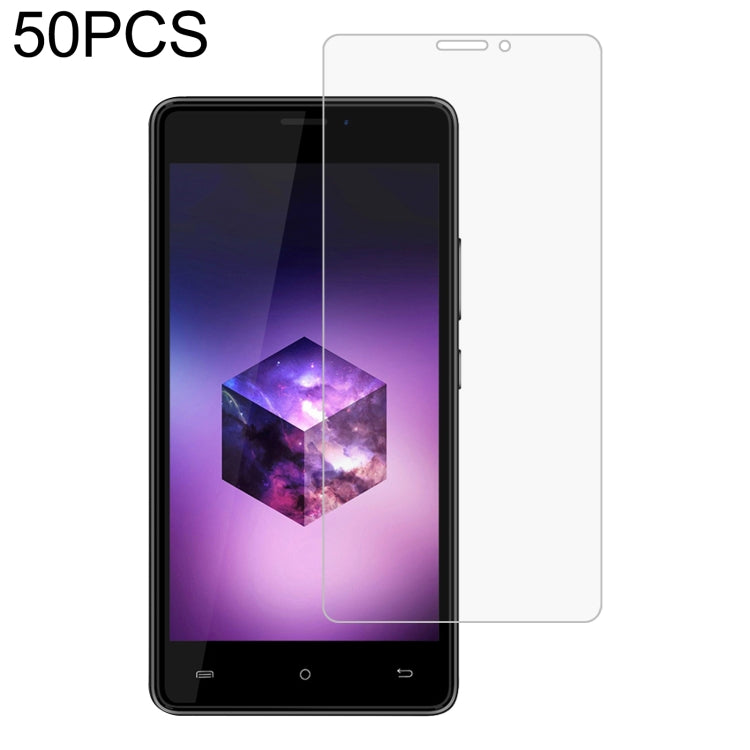 50 PCS 0.26mm 9H 2.5D Tempered Glass Film For Cubot H3