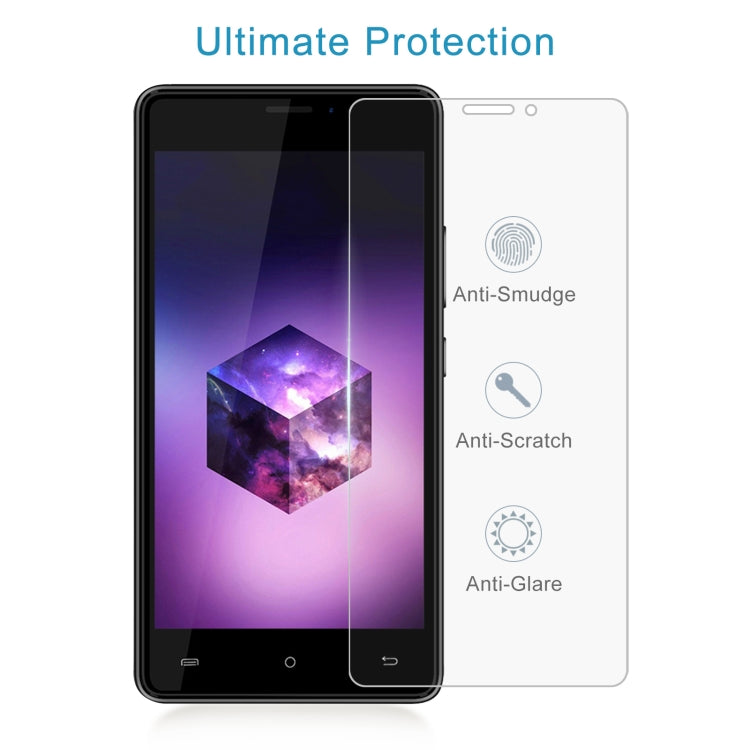 50 PCS 0.26mm 9H 2.5D Tempered Glass Film For Cubot H3