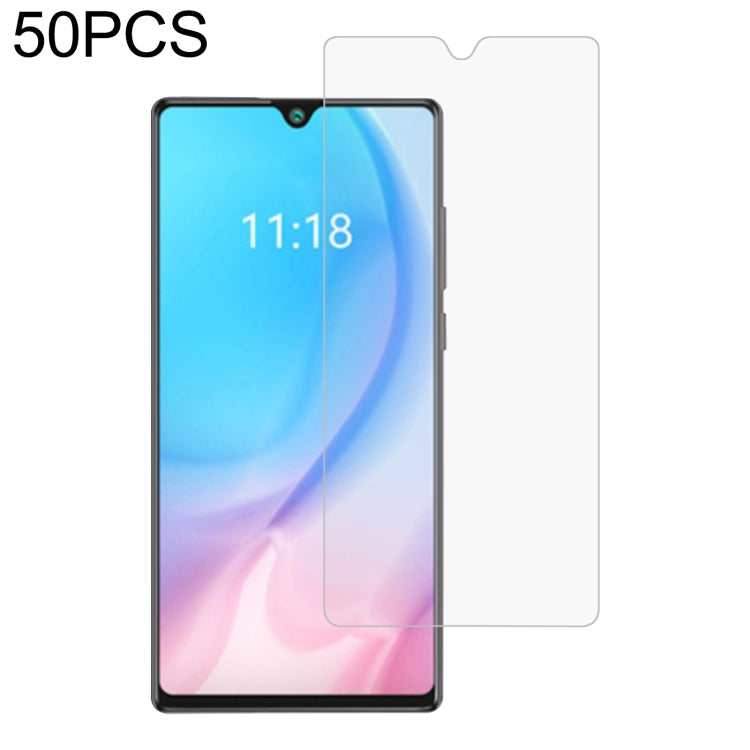 50 PCS 0.26mm 9H 2.5D Tempered Glass Film For Cubot J9