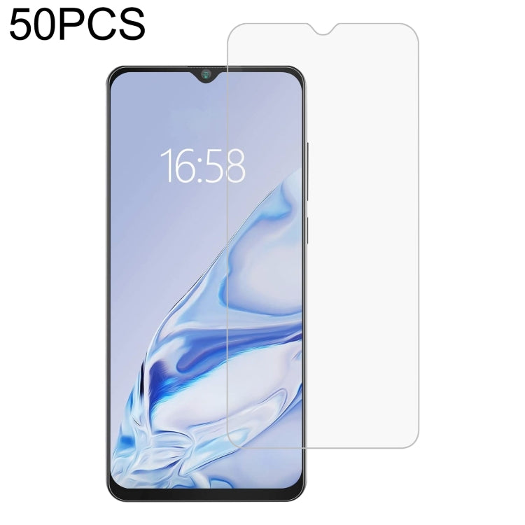 50 PCS 0.26mm 9H 2.5D Tempered Glass Film For Cubot Note 20