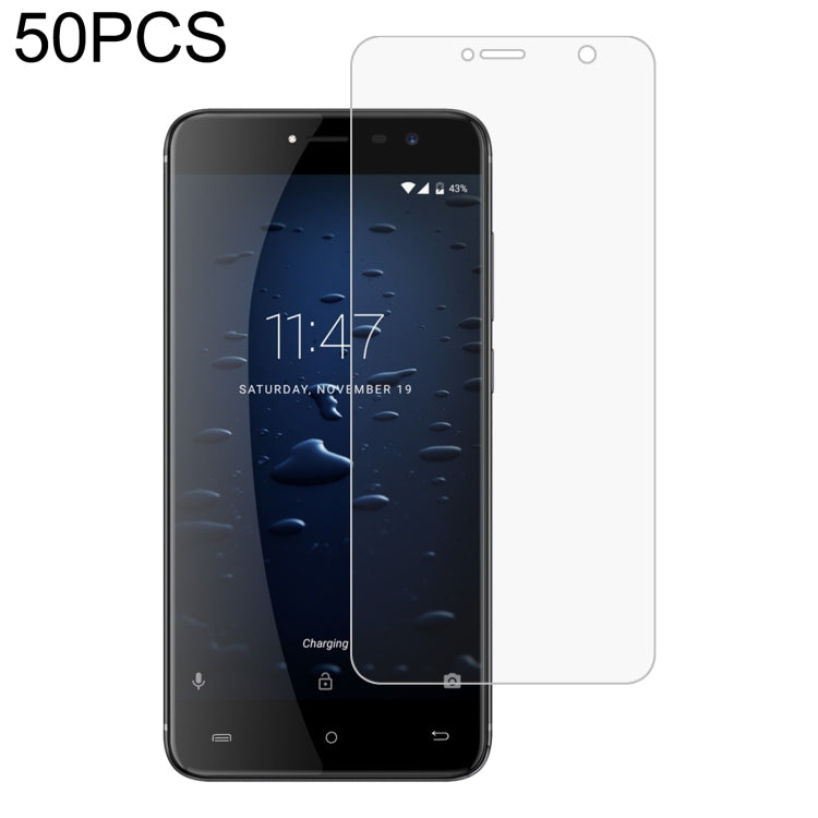 50 PCS 0.26mm 9H 2.5D Tempered Glass Film For Cubot Note Plus