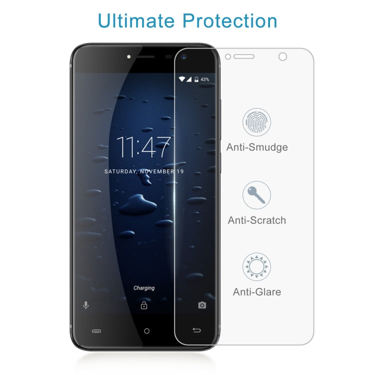 50 PCS 0.26mm 9H 2.5D Tempered Glass Film For Cubot Note Plus