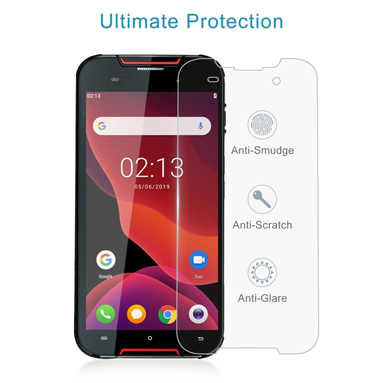 50 PCS 0.26mm 9H 2.5D Tempered Glass Film For Cubot Quest