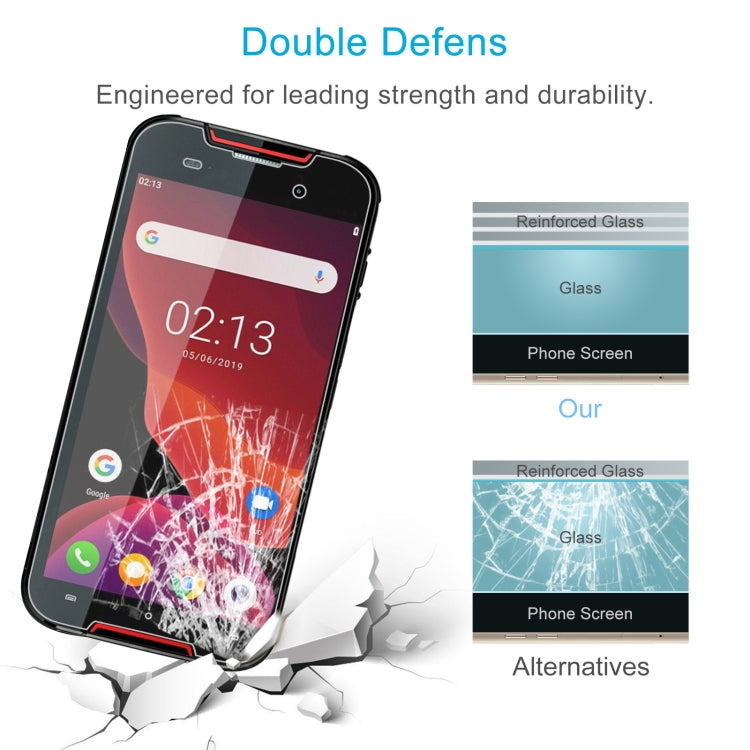 50 PCS 0.26mm 9H 2.5D Tempered Glass Film For Cubot Quest