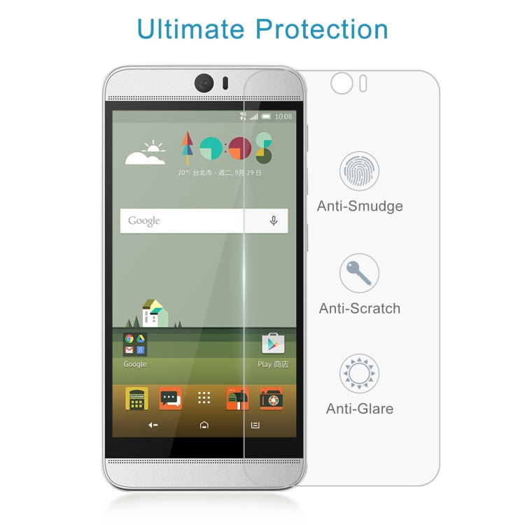 50 PCS 0.26mm 9H 2.5D Tempered Glass Film For HTC Butterfly 3