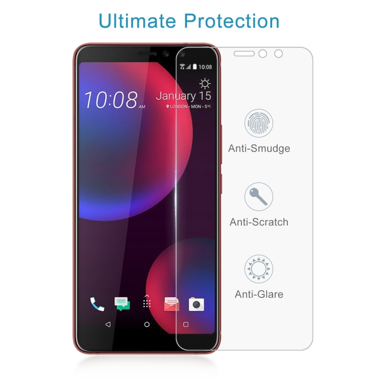 50 PCS 0.26mm 9H 2.5D Tempered Glass Film For HTC U11 Eyes