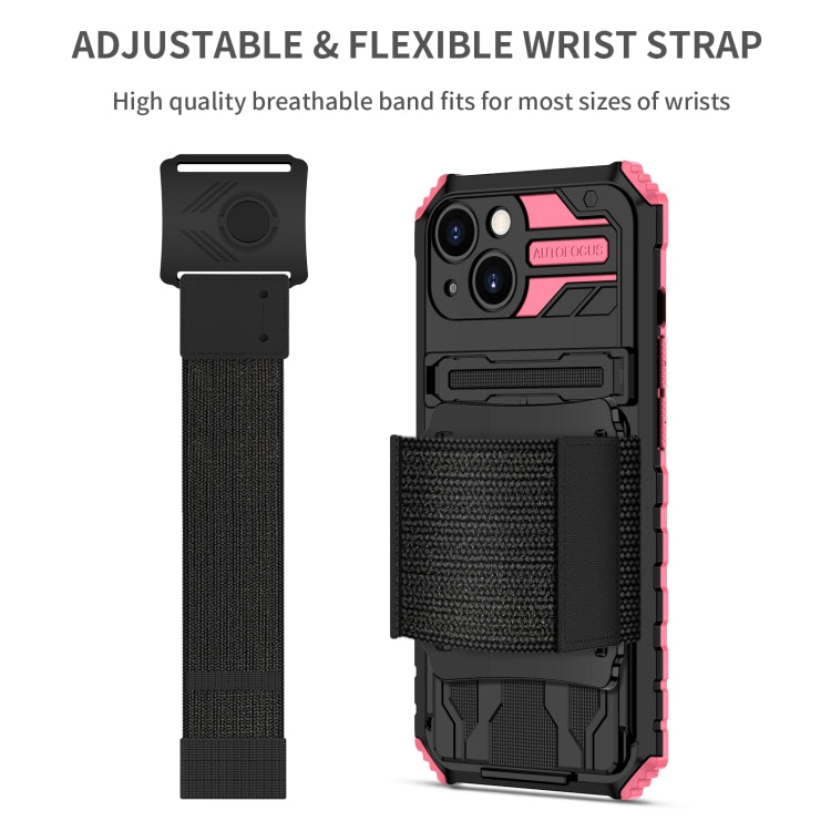 For iPhone 13 Kickstand Detachable Armband Phone Case