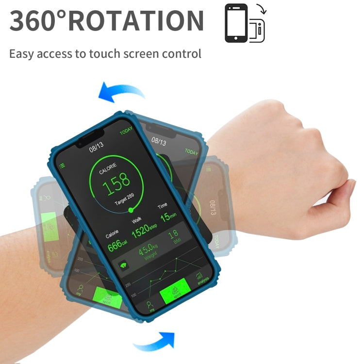 For iPhone 13 Kickstand Detachable Armband Phone Case